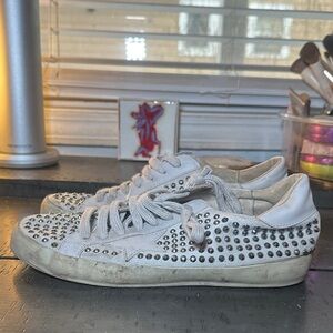 Studded Grey Sneakers